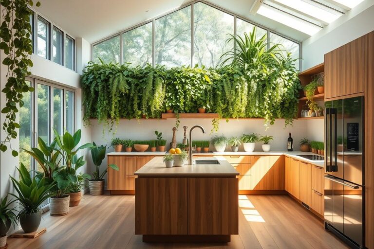Biophilic kitchen remodel