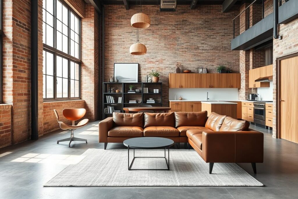 scandinavian industrial interiors
