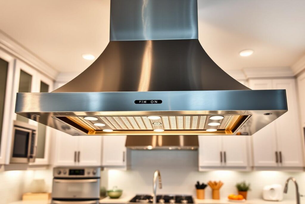stainless steel range hood